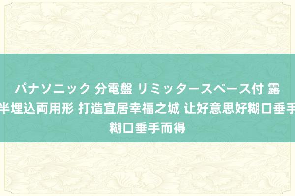 パナソニック 分電盤 リミッタースペース付 露出・半埋込両用形 打造宜居幸福之城 让好意思好糊口垂手而得