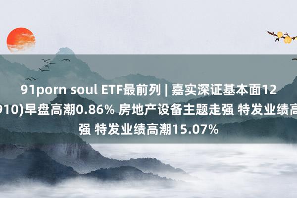 91porn soul ETF最前列 | 嘉实深证基本面120ETF(159910)早盘高潮0.86% 房地产设备主题走强 特发业绩高潮15.07%