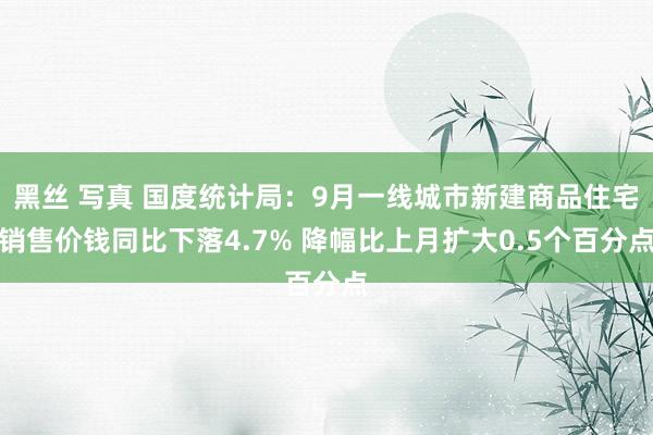 黑丝 写真 国度统计局：9月一线城市新建商品住宅销售价钱同比下落4.7% 降幅比上月扩大0.5个百分点