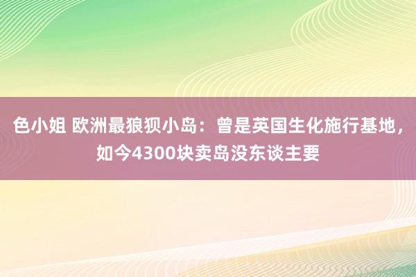 色小姐 欧洲最狼狈小岛：曾是英国生化施行基地，如今4300块卖岛没东谈主要