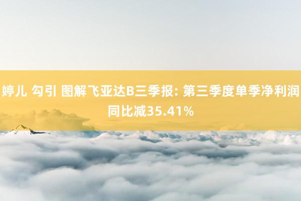 婷儿 勾引 图解飞亚达B三季报: 第三季度单季净利润同比减35.41%