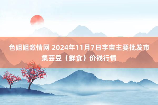 色姐姐激情网 2024年11月7日宇宙主要批发市集芸豆（鲜食）价钱行情