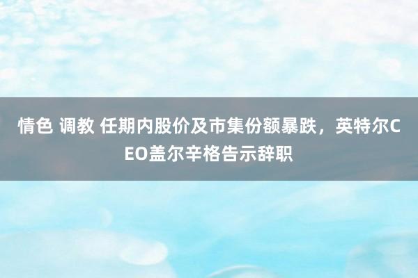 情色 调教 任期内股价及市集份额暴跌，英特尔CEO盖尔辛格告示辞职