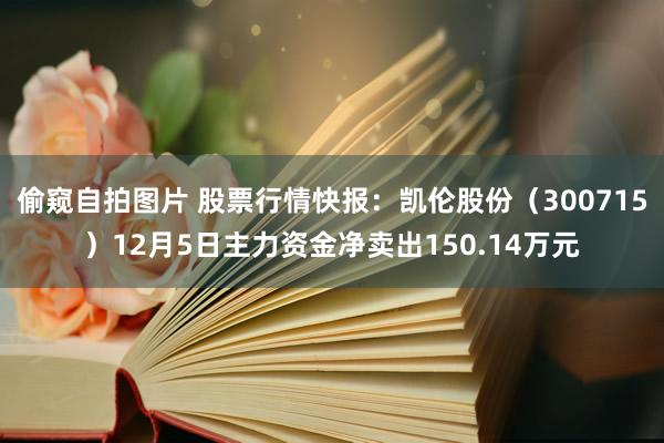 偷窥自拍图片 股票行情快报：凯伦股份（300715）12月5日主力资金净卖出150.14万元