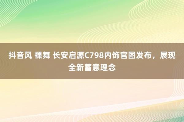 抖音风 裸舞 长安启源C798内饰官图发布，展现全新蓄意理念