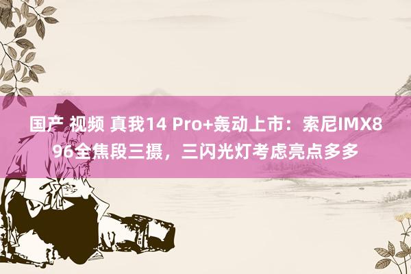 国产 视频 真我14 Pro+轰动上市：索尼IMX896全焦段三摄，三闪光灯考虑亮点多多