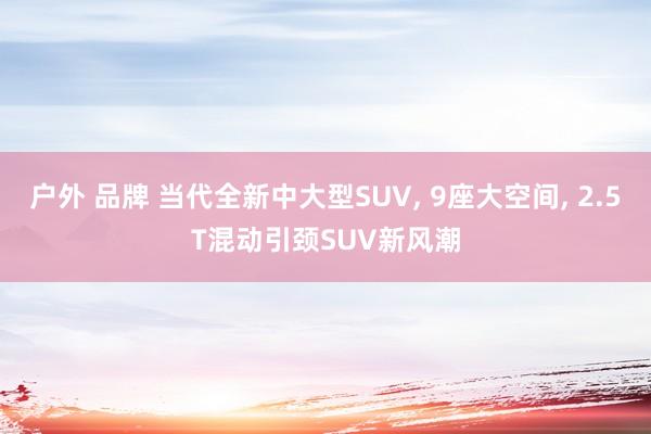 户外 品牌 当代全新中大型SUV， 9座大空间， 2.5T混动引颈SUV新风潮