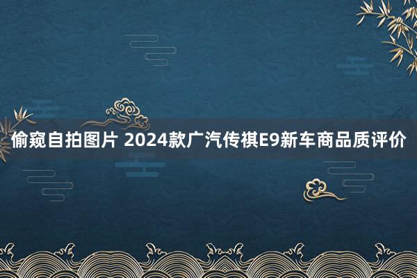 偷窥自拍图片 2024款广汽传祺E9新车商品质评价